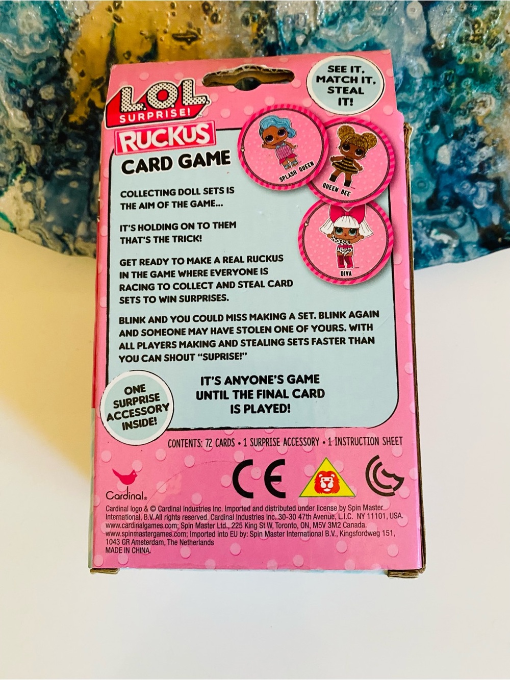 L.O.L. Surprise! Ruckus Card Game - Pink - Picture 2 of 2
